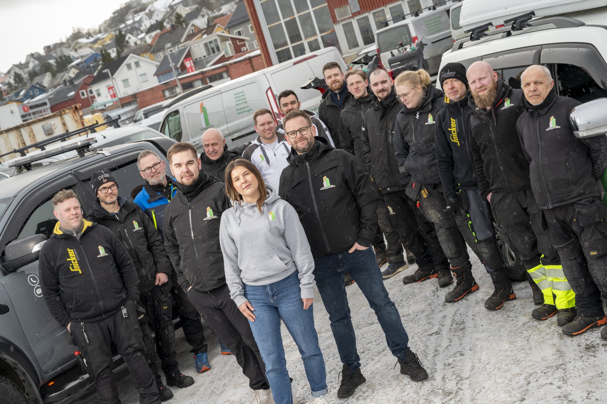 Gruppebilde av medarbeidere fra Troms Byggforvaltning